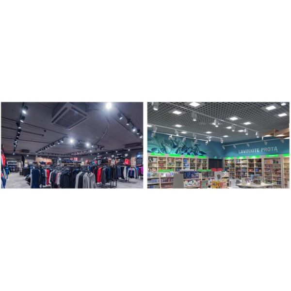 Cree COB 40 Watt LED Ceiling Track Lights With 350 Degree Rotation Angle