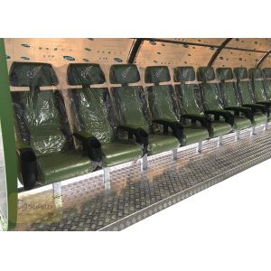 Luxury Stadium Soccer Player Seats With UV Resistant Shield