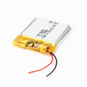 China 502530 Rechargeable Lithium Ion Polymer Battery Pack 3.7V 370mAh on sale