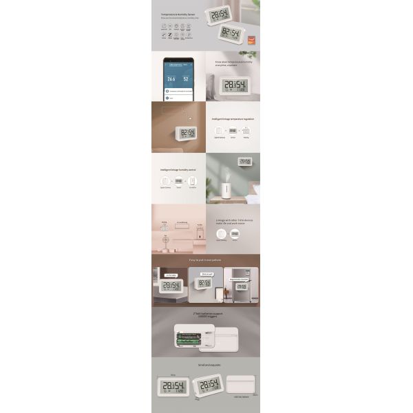 Zigbee Temperature and Humidity Sensor(ZS-T04)