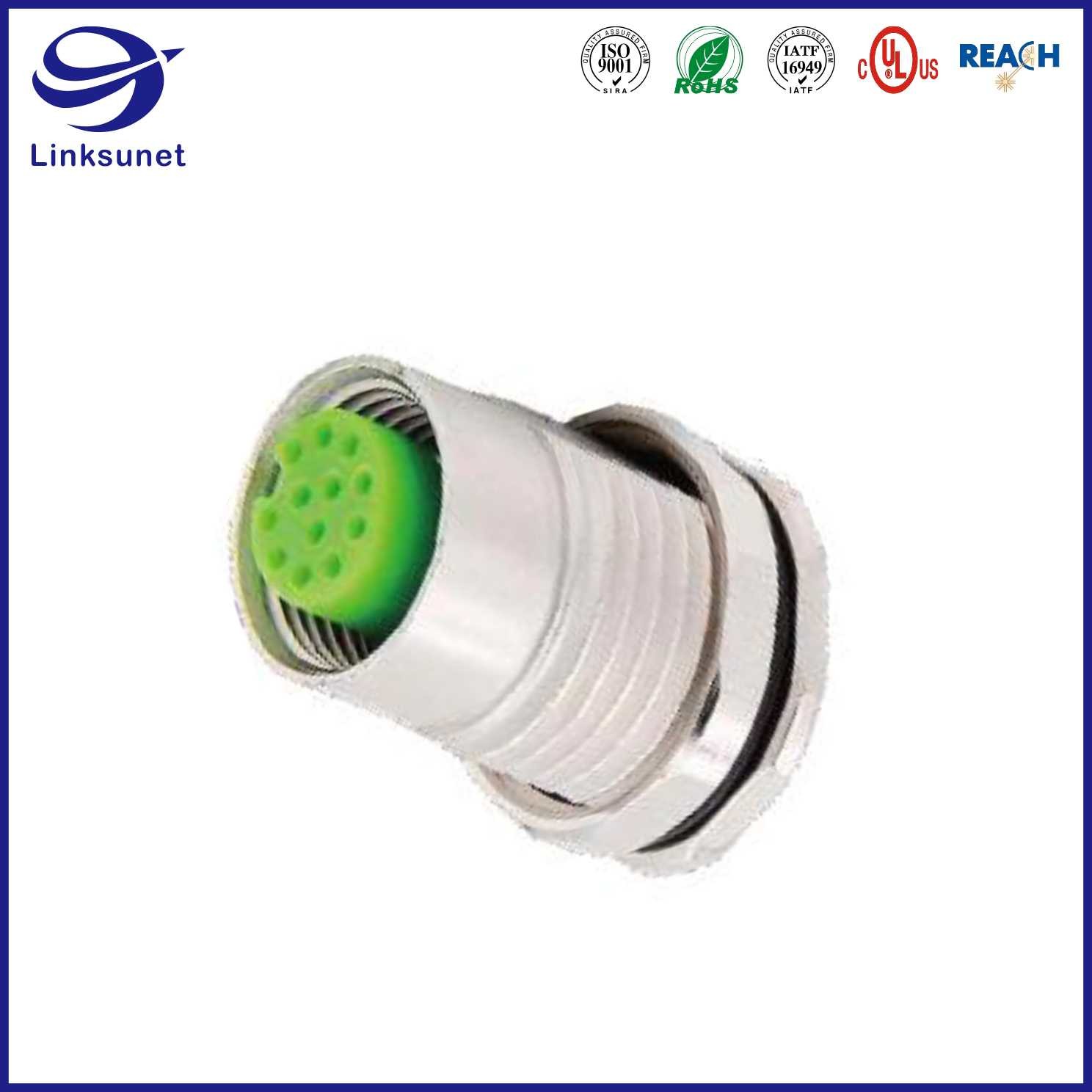 Buy cheap M12 IP67 Waterproof Circular Connectors For Industrial Automation product