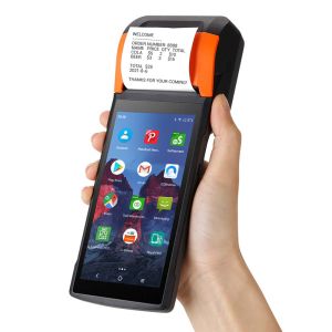 Android Handheld Mini Printer PDA Barcode Scanner 70mm/s