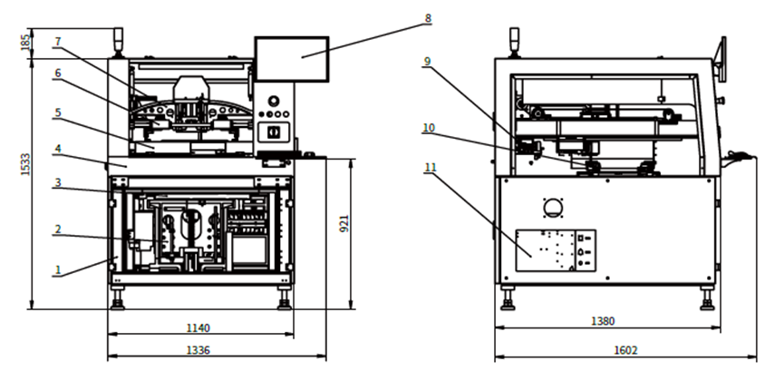 T3 PLUS Solder Paste Printer Machine AC220V Mark Point Recognition Tech