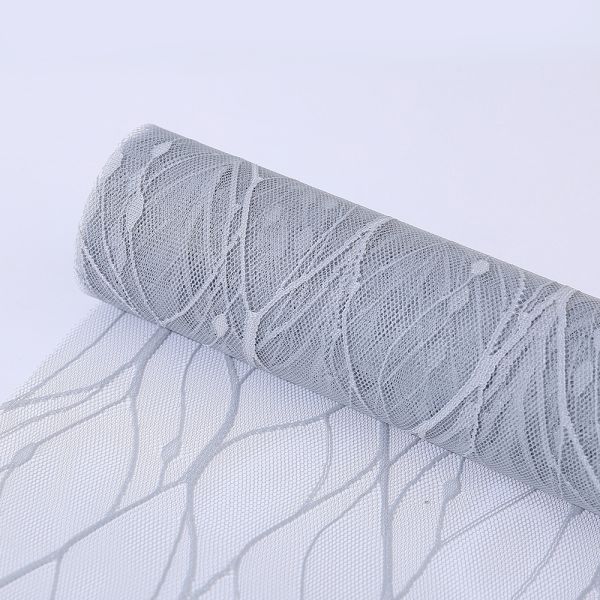 Decorative Plastic Bouquet Wrap Mesh 50cmx5Y Flower Bouquet Wrapping Materials