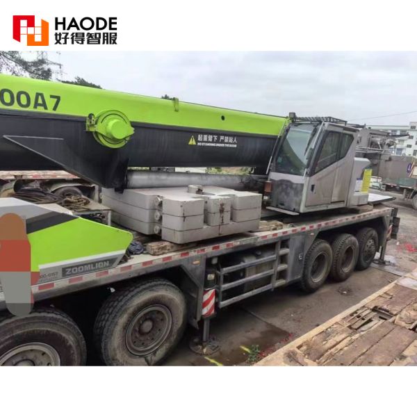 80000kg Rated Loading Capacity 2022 Zoomlion 100A7 100 ton 75m Arm Length Truck Crane