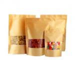 Food grade Resealable Zipper Kraft Paper moistureproof Bags Food Packaging
