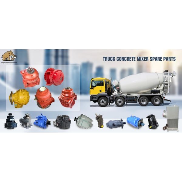 Hydraulic reducer for 10 - 14 cubic concrete mixer truck drum, 580L Bonfiglioli Gearbox Reducer 2