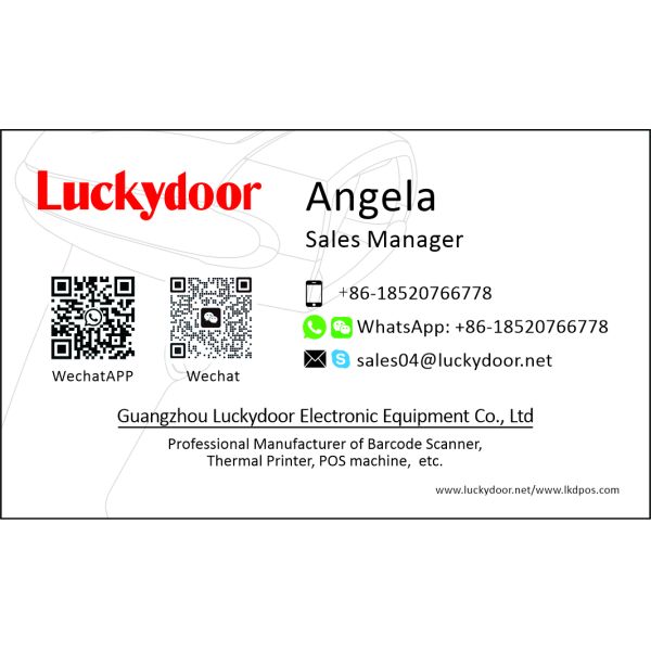 Good Quality Handheld Wired 2d Barcode Scanner Use with Thermal Printer for Pos Systems