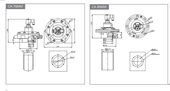 Goyen 0.6Mpa In Line Diaphragm Operated Pulse Jet Valve , Remote Pulse Jet Valve