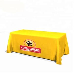 Buy cheap Waterproof Custom Trade Show Tablecloth Square Shape Hollow Out Back product