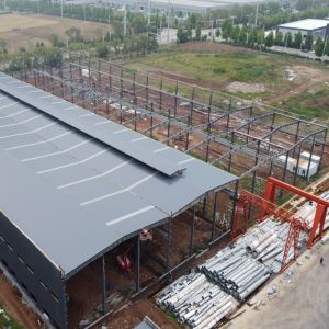Q235B EPS Wall PEB Steel Buildings with 50-Year Lifespan