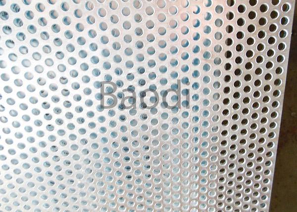 Quality Carbon Steel Metal Perforated Panels Round Hole , Perforated Stainless Steel Plate  for sale
