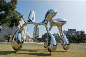 Buy cheap Custom Size Stainless Steel Garden Statues For City Decoration OEM / ODM Acceptable product