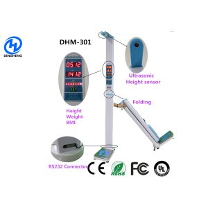 China Coin Weighing scales   with height measurement  and BMI , thermal printer on sale