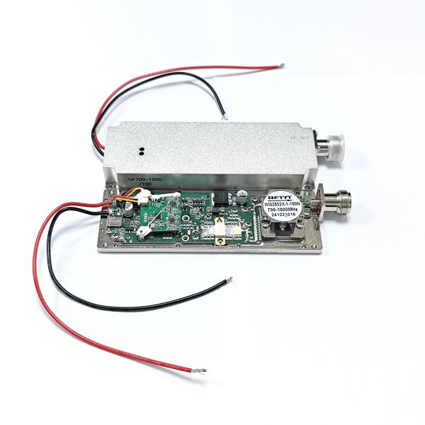 100W 500-600MHz GaN RF Power Amplifier Module with Built-in Circulator and LoRa Module for UAV Interference