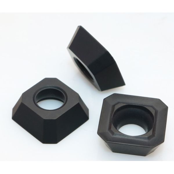 100% Virgin Tungsten Carbide Inserts , Indexable Milling Tools For Steel