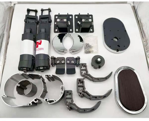 retractable awning fold arm full cassette awning LED aluminum frame awning