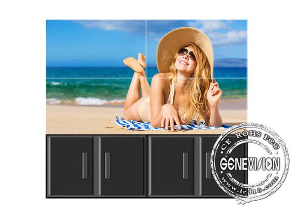 Quality Loop Displaying Video Wall Display , Touch Screen Kiosk Monitor 55 Inch With Matrix for sale