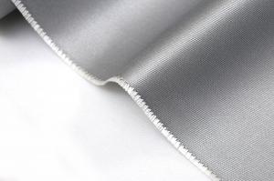 China Stainless Steel Wire Reinforced Fire Resistant Fiberglass Fabric For Fire Curtain on sale
