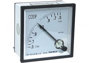 Buy cheap Three Phase Analogue Panel Meters , Selection of Power Factor Meter 96*96 product