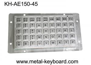 Buy cheap Anti Vandal Rear Panel Mount Keyboard Industrial , Kiosk Keyboard USB interface in 45 Keys product