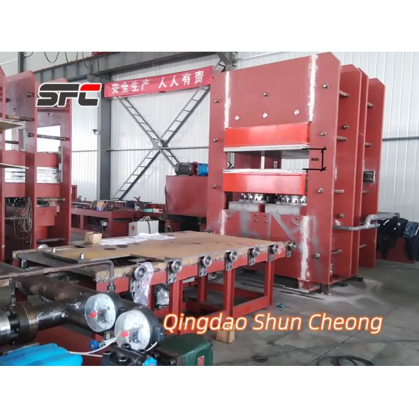 High-standard Hydraulic Frame Rubber Vulcanizing Press Machine with PLC Control and Customized Size