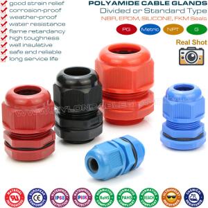 Buy cheap Cable Gland Joints Polyamide Polymer Waterproof Adjustable IP68 with Flat Washer (Gasket) product