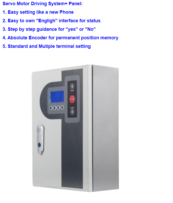 0.75kw - 5.50kw 220V High Speed Spiral Door Adjustable Opening Speed