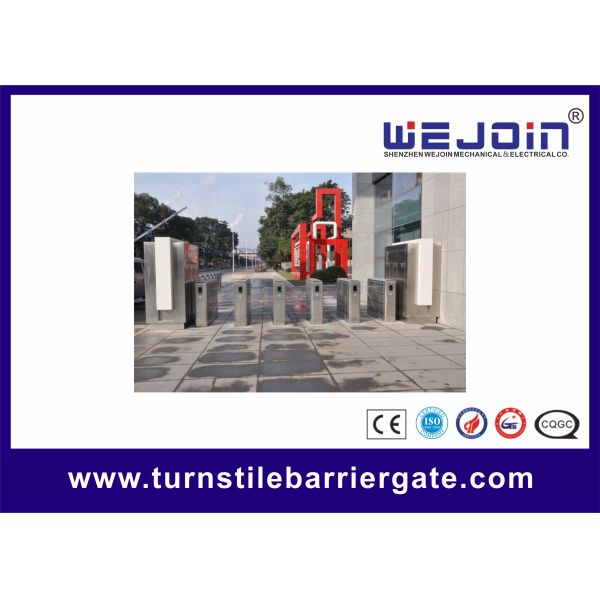 Buy cheap 600mm Wing Adjustable Pedestrian Turnstile Gate / Automatic Swing Gate Turnstile product