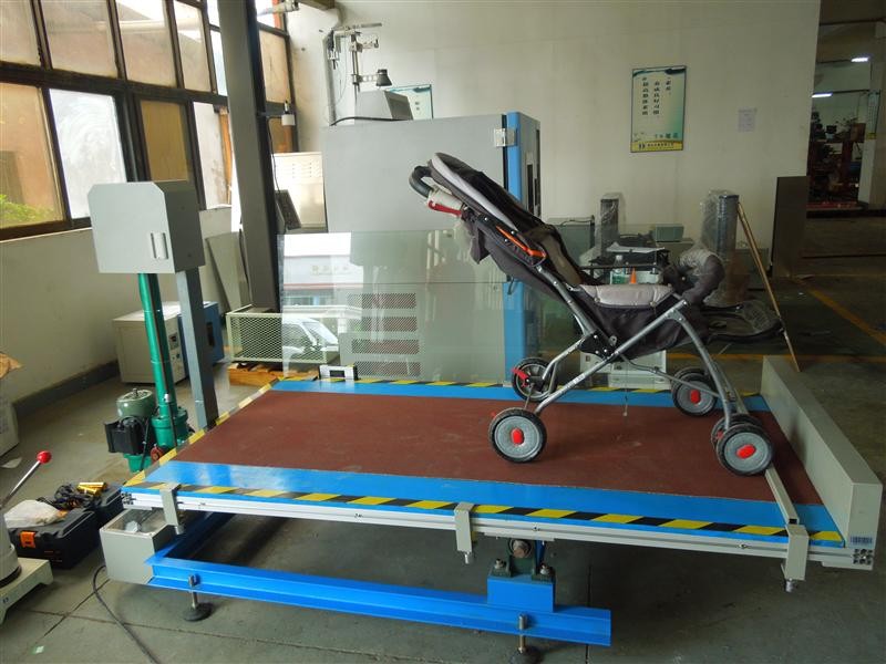 Tilt 12°Test Plane Strollers Testing Machine , Electronic Strollers Stability