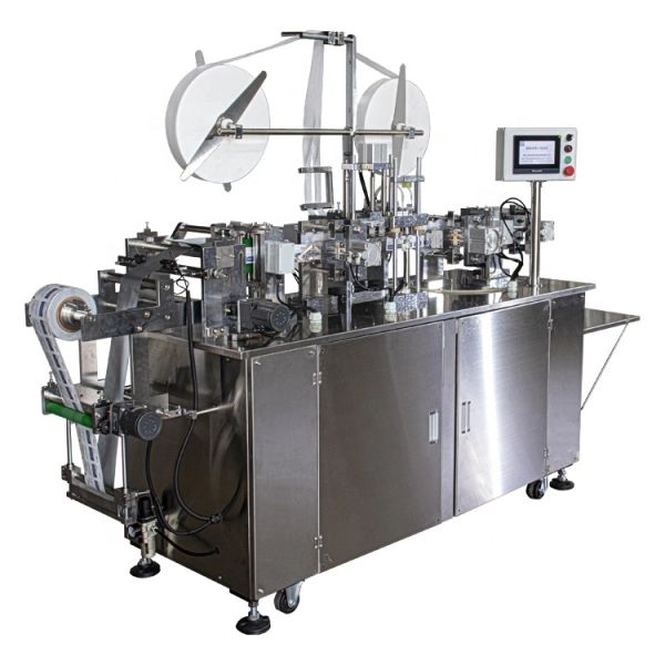 Fully Automatic Wet Alcohol Swab Manufacturing Machine Cotton Pads With PLC Control