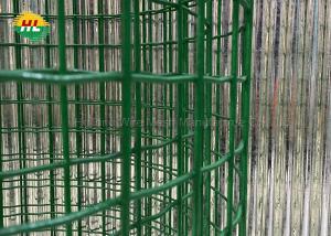 Buy cheap RAL6005 Welded Wire Mesh Rolls Green PVC Coated Holland Wire Fence product