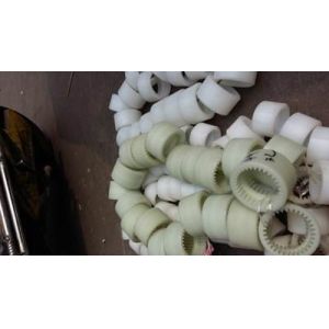 Buy cheap White Flexible Gear Coupling Easy Maintenance Large Transmission Torque product