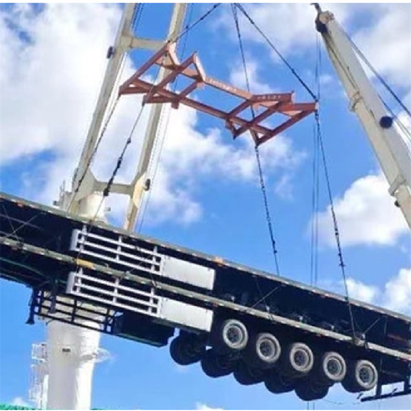 3-Axis / 4-Axis / 5-Axis 40-Foot Carbon Steel Aluminum Container Transport Flat Plate Semi-Trailer Original Tires (12R20)