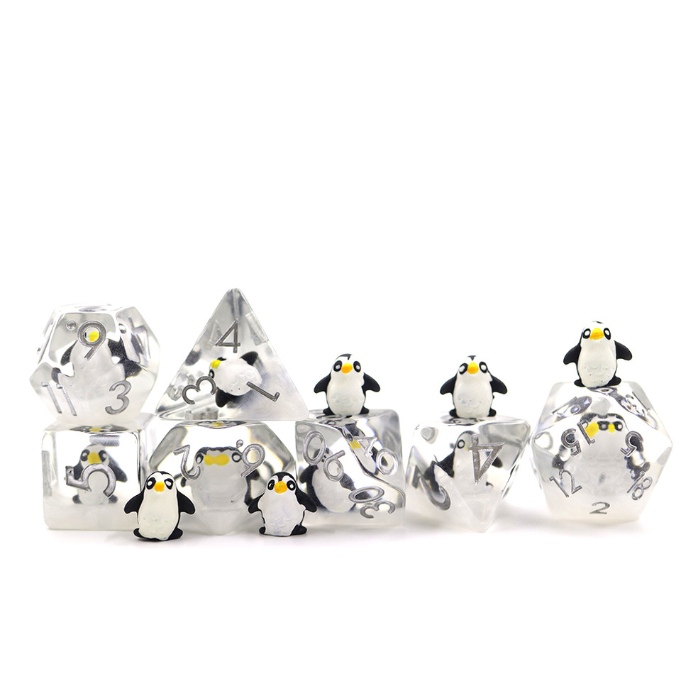 Buy cheap Transparent Tabletop Resin RPG Dice Multipurpose For Collection product