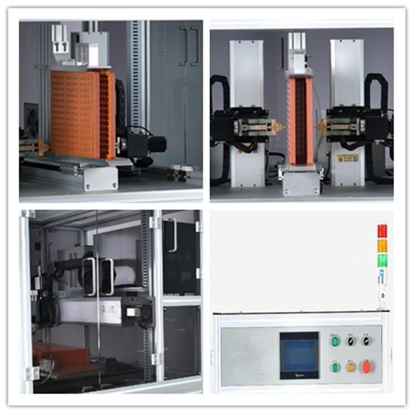 Lithium Ion Battery Fully Automatic Double Side Pack Battery Spot Welding Machine