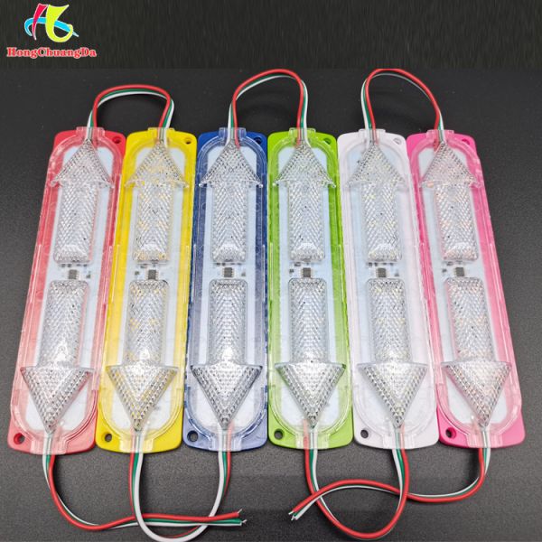 24LED Flash Side Marker Strobe Lamp Truck Safety Warning Tail Light 12V-24V