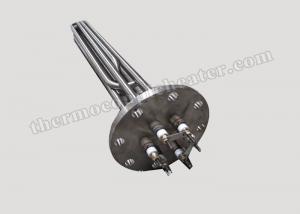 Buy cheap High Purity MgO Flat Flange Immersion Heater / Hot Water Immersion Heater product
