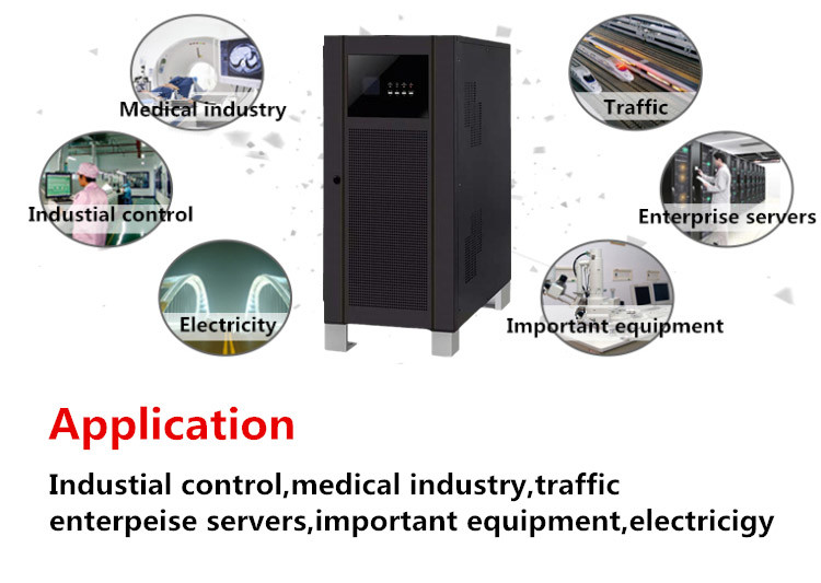 400V 64KW Low Frequency Online Ups 80KVA 3 Phase Pure Sine Wave