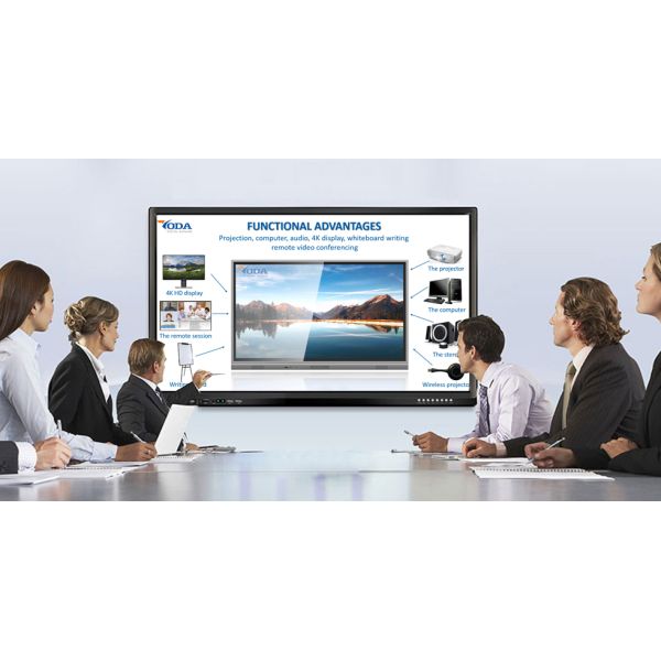 Brightness 350cd/m2 LCD Interactive Touch Screen