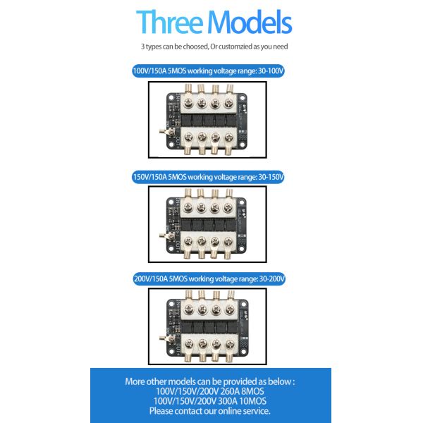 200V 150A High Power Bridge Rectifier Diode Overcurrent Capacity Low Voltage Drop
