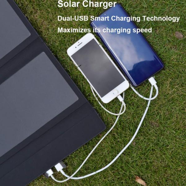 Convenient Foldable Solar Panel Charger Solar Powered Laptop Charger