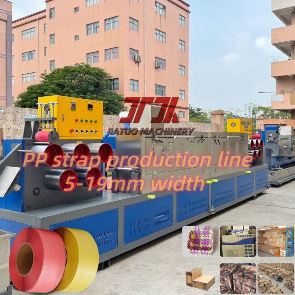 100% Recycled Material PP Packing Strap Making Machine Thickness 0.4-1.2mm