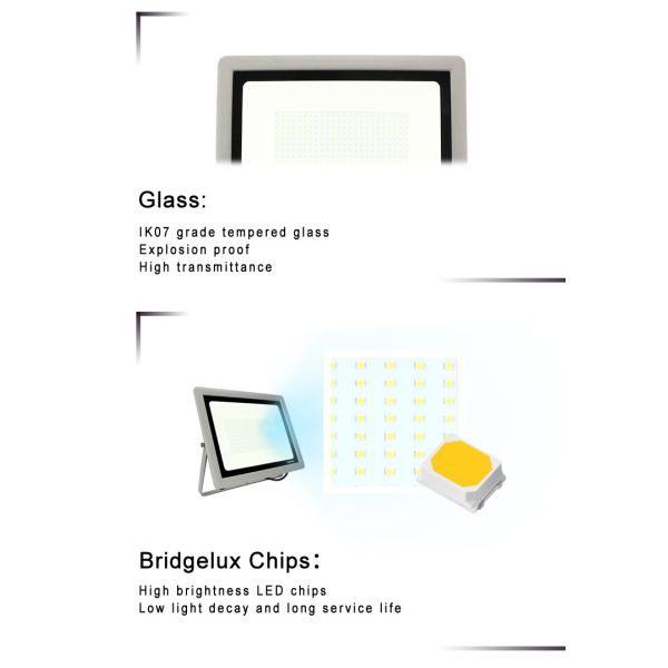 2700K 100 W Security Waterproof Outdoor LED Flood Lights