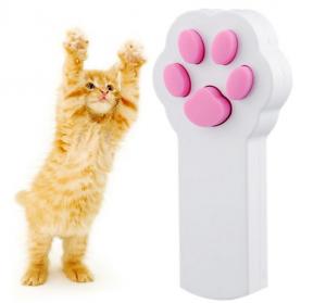 Buy cheap Paw Shaped 3 In 1 Interactive Red Laser Cat Toy With Lanyard product
