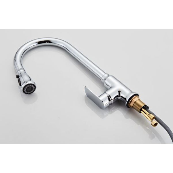 Silver Pull Out Full Copper Kitchen Sink Faucets