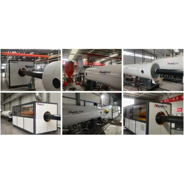HDPE Plastic Jacket Pipe Pre-Insulated Pipe Casing Extrusion Line