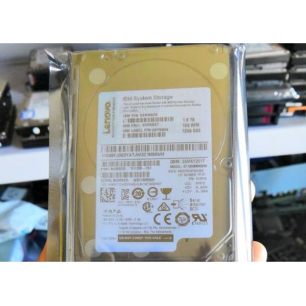 00RX927 00RY036 Server Hard Disk 1.8T 10K SAS 2.5 V3500 V3700 1 Year Warranty
