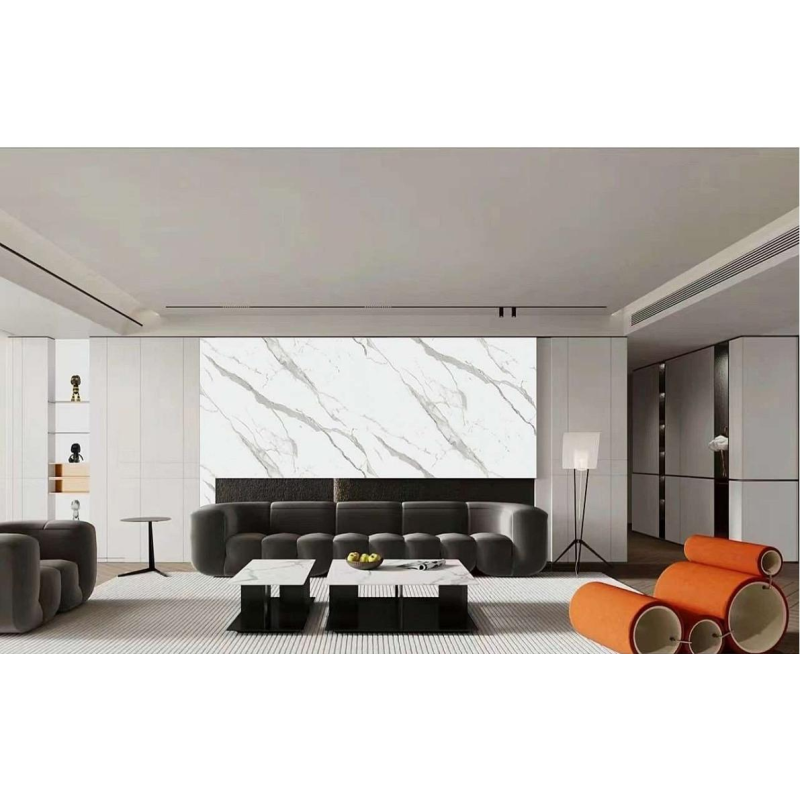 3mm White PVC Wall Panel 1220*2440mm uv marble sheets Board For Interior Decorative Wall