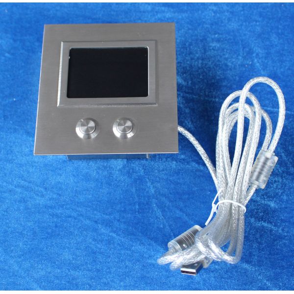 Stainless steel metal industrial touchpad pointing device IP65 waterproof outdoor